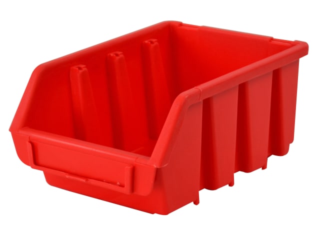 Interlocking Storage Bin Size 2L Red 116 x 212 x 75mm FAITBBIN2L