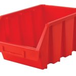 Interlocking Storage Bin Size 3 Red 170 x 240 x 126mm FAITBBIN3