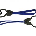 Flat Bungee Flat Cord 46cm (18in) Blue 2 Piece FAITDBUNG18