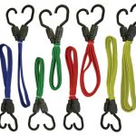 Flat Bungee Cord Set 8 Piece FAITDBUNG8