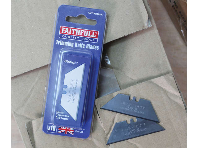 Heavy-Duty Trimming Knife Blades (Box 100) FAITKB100UK - Image 5