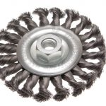 Circular Wire Brush 115 x 12mm M14x2 Bore 0.35mm Wire FAIWBCT115