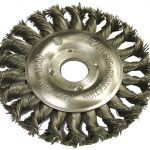 Circular Wire Brush 125 x 12mm 22.2mm Bore 0.50mm Wire FAIWBCT125