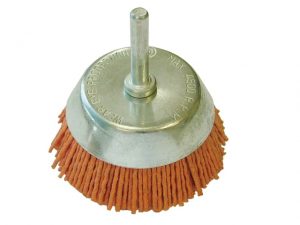 Nylon Wheel Cup Brush 65mm x 6mm Shank FAIWBN65