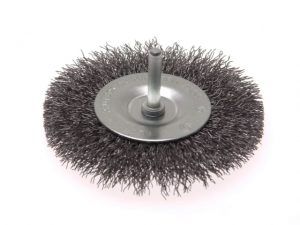Wire Brush 100mm x 6mm Shank -  0.30 Wire FAIWBS100C