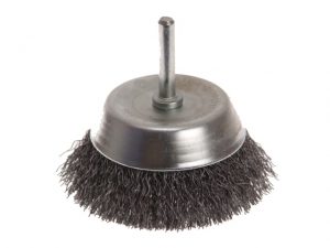 Wire Cup Brush 75mm x 6mm Shank -  0.30mm Wire FAIWBS75