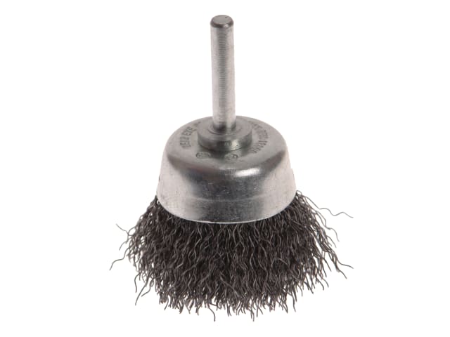Wire Brush Shaft Mounted 50mm x 20mm - 0.30mm Wire FAIWBSI50