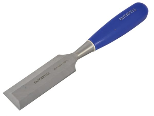 Bevel Edge Chisel Blue Grip 38mm (1.1/2in) FAIWCB112