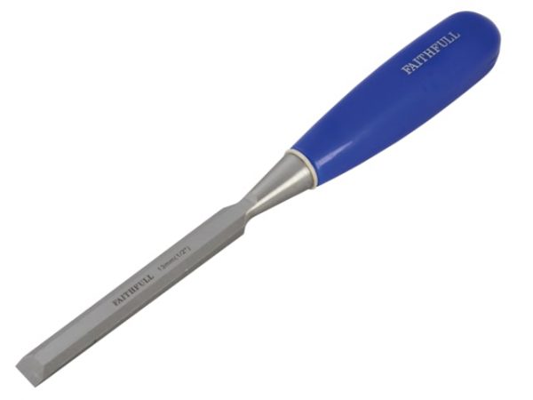 Bevel Edge Chisel Blue Grip 10mm (3/8in) FAIWCB38
