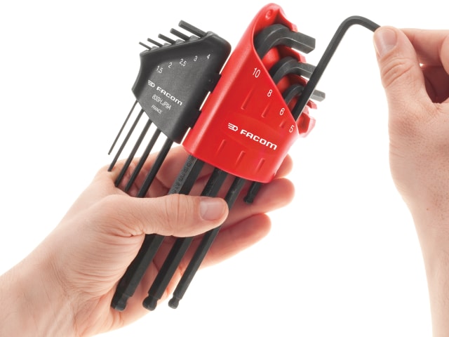 83H.JP9A Hexagon Key Long Arm Set - 9 Piece (1.5-10mm) FCM83HJP9A - Image 2