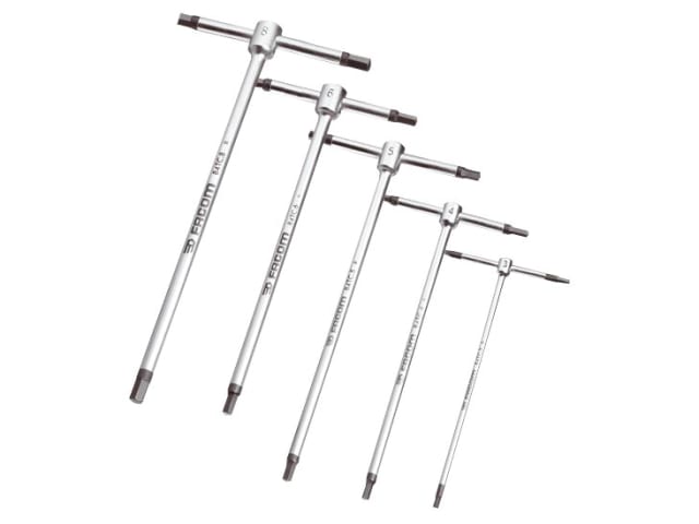 T-Handle Hexagon Key Set - 5 Piece (3-8mm) FCM84TCJE5
