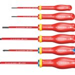 Protwist® VDE Screwdriver Set -  6 Piece SL/PZ FCMATDVEJ6PB