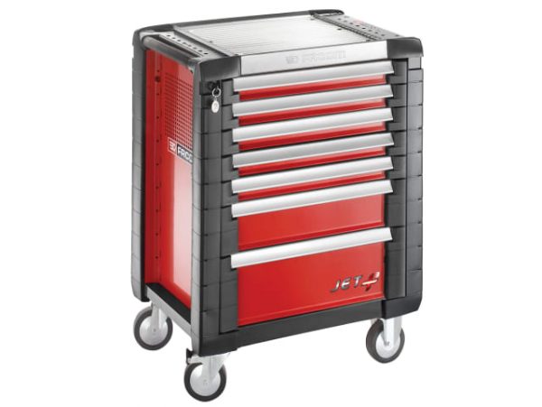 Jet.7M3 Roller Cabinet 7 Drawer Red FCMJET7M3