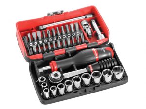 R2NANO Socket Set of 38 Metric 1/4in Drive FCMR2NANO