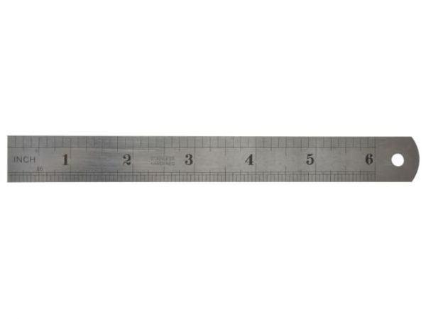 F106ME Steel Rule 150mm / 6in FIS106 - Image 2