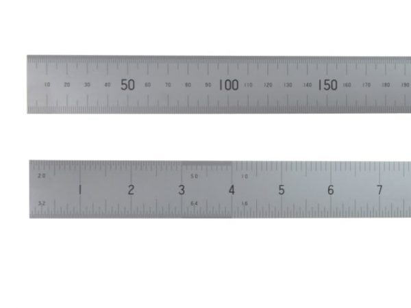 Satin Chrome Rule 1 Metre / 39in FISC39