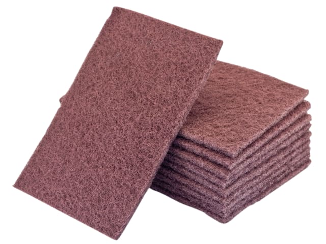 Hand Pads Maroon Very Fine 230 x 150mm (Pack 10) FLE34005