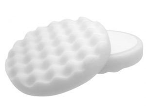 White Waffle Very Firm Cutting Pad 150mm FLE44726