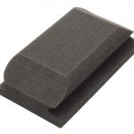 Hand Sanding Block Shaped Black 70 x 125mm FLE56010