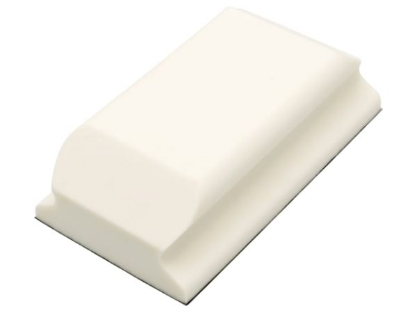 Hand Sanding Block Shaped White PUR GRIP® 70 x 125mm FLE93070