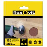 Drill Mountable Discs 125mm Coarse 50G (Pack 10) FLV26377