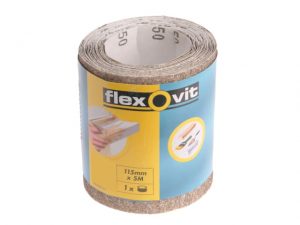 General Purpose Sanding Roll 115mm x 5m Extra Coarse 50G FLV26410