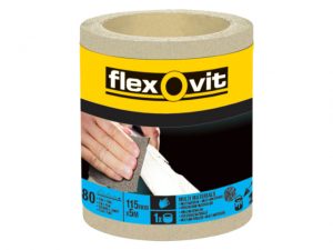 General Purpose Sanding Roll 115mm x 5m Fine 180G FLV26413