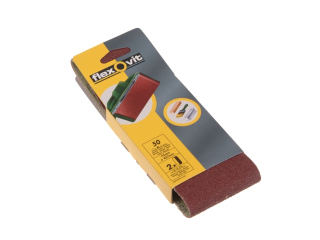 Cloth Sanding Belts 457 x 75mm Assorted (Pack 6) FLV26784