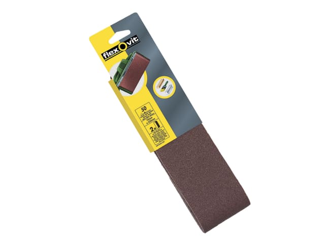 Cloth Sanding Belts 533 x 75mm Assorted (Pack 6) FLV26790