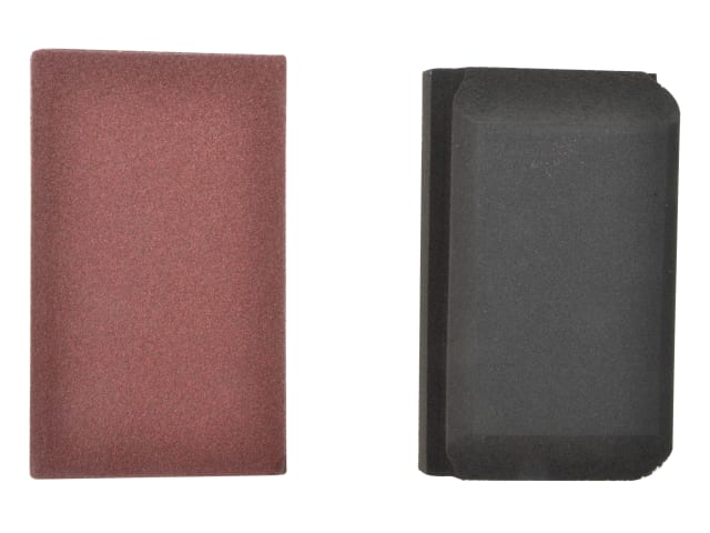 Hook & Loop Sanding Block Kit Assorted 70 x 125mm (Pack 3) FLV56830 - Image 2