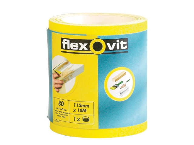 High Performance Sanding Roll 115mm x 5m Coarse 60G FLV69915