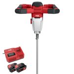 MXE 18.0-EC/5.0 SET Cordless Mixer 18V 2 x 5.0Ah Li-ion FLXMXE18SET