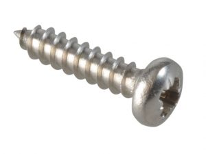 Self-Tapping Screw Pozi Compatible Pan A2 SS 1/2in x 4 ForgePack 60 FOR184782