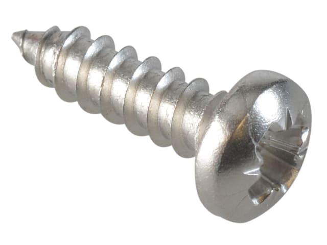 Self-Tapping Screw Pozi Compatible Pan A2 SS 1/2in x 6 ForgePack 60 FOR184904