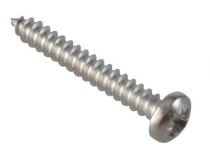 Self-Tapping Screw Pozi Compatible Pan A2 SS 1in x 6 ForgePack 30 FOR184997