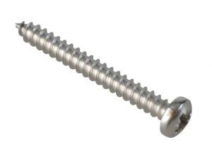 Self-Tapping Screw Pozi Compatible Pan A2 SS 1in x 4 ForgePack 40 FOR185680
