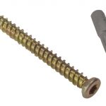 Concrete Frame Screw Torx® Compatible High-Low Thread ZYP 7.5 x 92mm Box 100 FORCFS92
