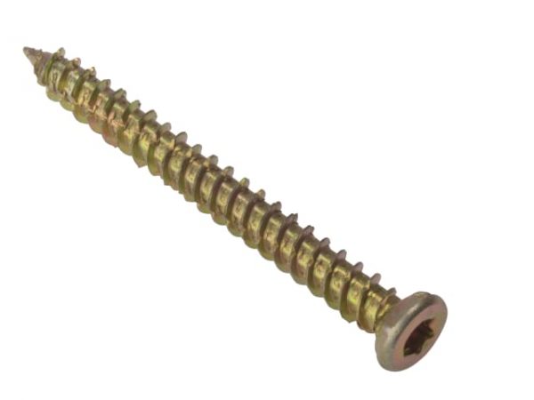 Concrete Frame Screw Torx® Compatible High-Low Thread ZYP 7.5 x 182mm Bag 10 FORCFS182G