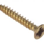 General Purpose Pozi Compatible Screw CSK TT Electro Brass 5/8in x 6 Box 200 FORCSK586E