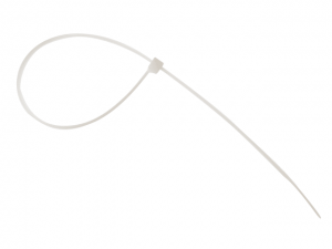 Cable Tie Natural/Clear 4.8 x 300mm (Bag 100) FORCT300N