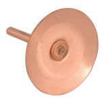 Copper Disc Rivets 20 x 20 x 1.5mm (Bag 100) FORDISCRIVC