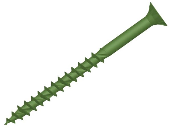 ForgeFast TORX® Compatible Decking Screws CSK Green 4.5x50 T25 Tub 600 FORDS4550GT