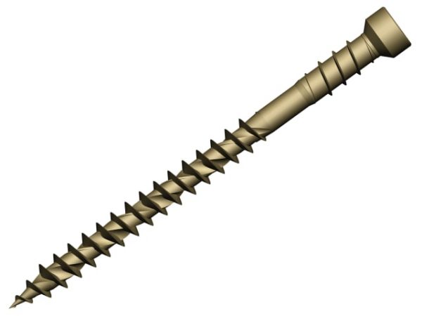 ForgeFast TORX® Compatible Decking Screws Reduced Head Tan 4.5x50 T15 Tub 600 FORDSC4550TT