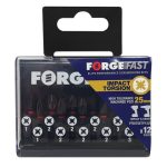 ForgeFast Pozidriv Compatible Impact Bit Set -  12 Piece FORFFBSPZ12