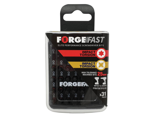 ForgeFast PZ/TX Compatible Impact Bit Set - 31 Piece FORFFBSPZT31