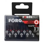 ForgeFast TORX® Compatible Impact Bit Set -  12 Piece FORFFBST12