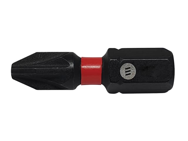ForgeFast Pozidriv Compatible Impact Bit PZ1 x 25mm (Card 2) FORFFPZ125
