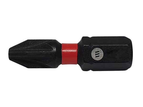 ForgeFast Pozidriv Compatible Impact Bit PZ2 x 25mm (Box 10) FORFFPZ22510