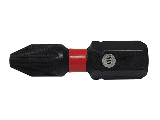 ForgeFast Pozidriv Compatible Impact Bit PZ3 x 25mm (Card 2) FORFFPZ325