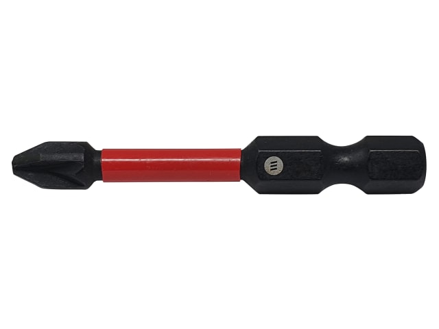 ForgeFast Pozidriv Compatible Impact Bit PZ3 x 50mm (Card 2) FORFFPZ350